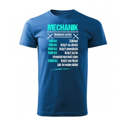 Tričko Mechanik - sazba